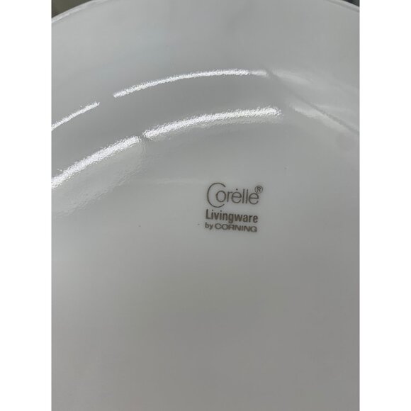 Corelle by Livingware Gold Butterfly On White Set of 4 Salad Plates - Picture 3 of 3